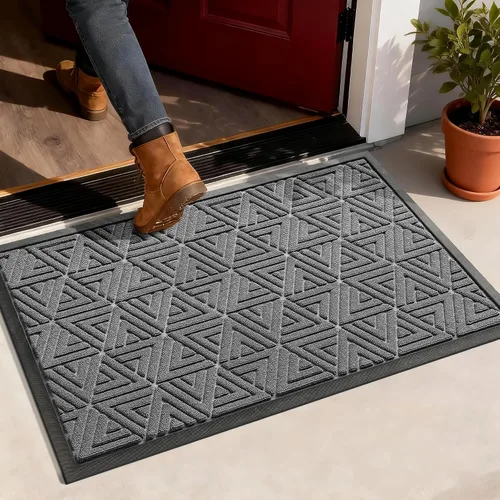 Miniatura 93 de Yimobra Alfombra para Puerta Delantera Exterior Entrada 29.5x17, Impermeable Resistente Alfombras Exteriores para Puerta Delantera, Alfombra
