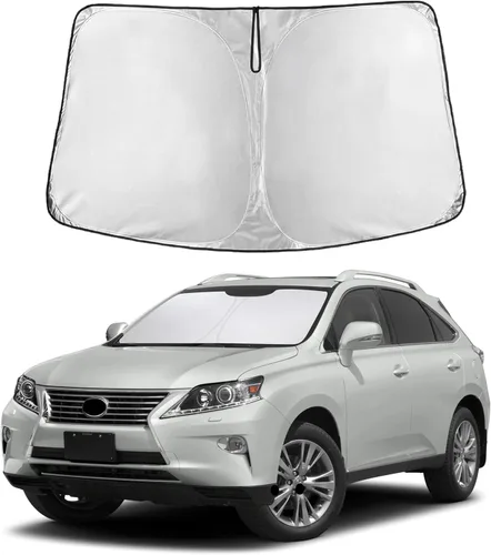 Miniatura 71 de Econour Parasol para parabrisas compatible con Honda Civic 2016-2021, protector de parasol plegable para ventana, bloquea los rayos UV y mantiene tu