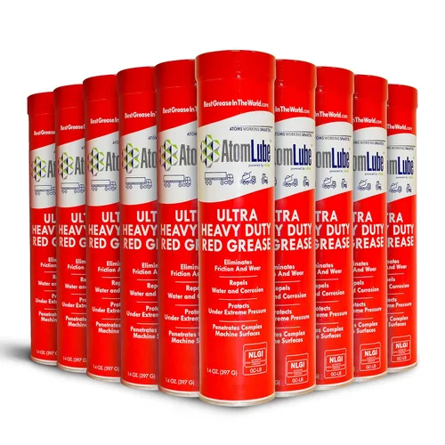 Miniatura 7 de AtomLube Grasa roja ultra resistente Grasa para rodamientos de ruedas para accesorios de semirremolque Lubricante impermeable y de alta