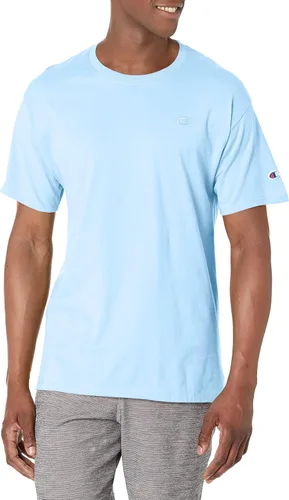 Miniatura 21 de Champion Men's Classic Short Sleeve T-Shirt, Standard Fit, Midweight 100% Cotton, Available in Regular and Big & Tall Blanco brillante