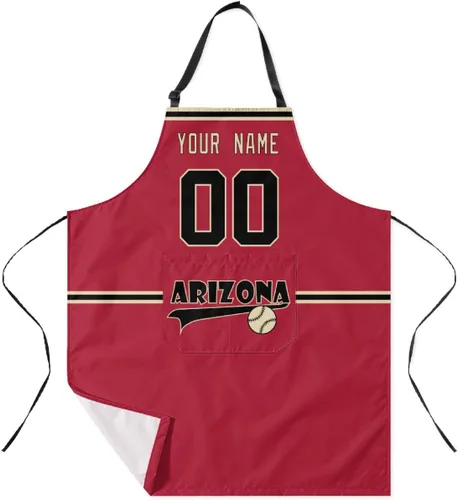 ANTKING Custom Apron with Pocket Custom Any Name and Any Number Gifts for Dad Men Fans
