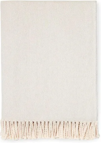 Miniatura 11 de Sferra Celine Herringbone, manta 100% algodón, color aguamarina