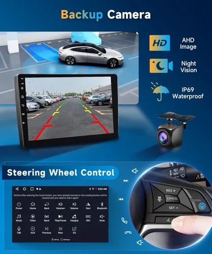Miniatura 6 de Radio de coche 2+64G para Ford F150 2009 2010 2011 2012, Carplay inalámbrico Android Auto Radio estéreo Android 9 pulgadas pantalla táctil Bluetooth