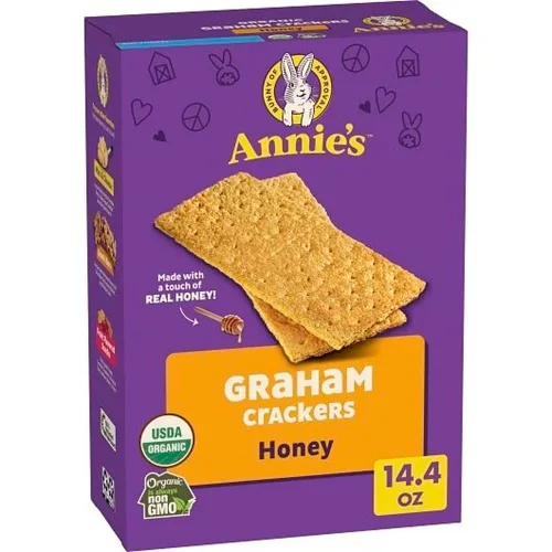 Miniatura 101 de Annie's Organic Chocolate Bunny Graham Snacks, 7.5 onzas