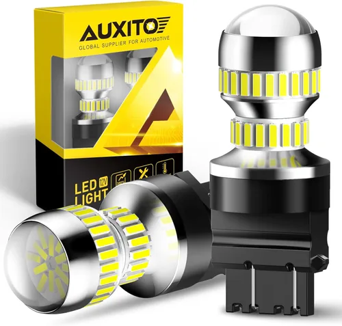 Miniatura 15 de AUXITO 1156 Foco LED blanco 400% súper brillante 7506 BA15S P21W, foco de repuesto con proyector para luz de reversa, luz trasera, luz de freno