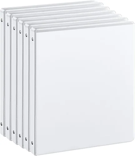 Miniatura 7 de Carpeta de 3 anillas de 0.5 pulgadas con 2 bolsillos interiores, carpetas básicas de 0.5 pulgadas para hojas de tamaño carta de EE. UU. de 8.5 x 11