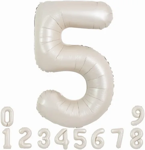Miniatura 66 de TONIFUL 40 Inch Pastel Blue Number 8 Foil Balloons Large Mylar Foil Digital 8 Balloons for 8th Birthday, Gender Neutral Party, Baby Shower, Oro rosa