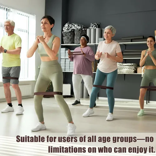Miniatura 6 de DEEKIN 30 bandas de resistencia a granel, bandas elásticas de ejercicio, equipo de ejercicio para mujeres y hombres, pilates, fitness, gimnasio, yoga