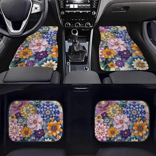 Miniatura 28 de Tapetes personalizados para piso de automóvil, alfombras personalizadas para piso de automóvil con tu nombre de imagen personalizado, texto, juego