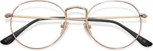 Miniatura 7 de SOJOS Blue Light Blocking Computer Glasses Round Eyewear Anti Blue Light Lens Preppy Chic SJ5024B