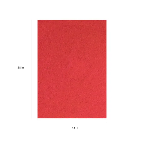 Miniatura 2 de Americo Almohadilla de suelo con búfer roja, para limpieza ligera y pulido, 14 x 28 pulgadas, 5 almohadillas/estuche, hecha de 100% contenido
