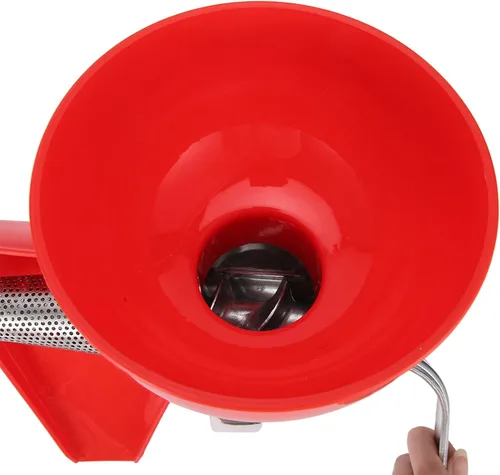 Miniatura 8 de Exprimidor de tomate de aluminio, prensa de tomate grande, prensa manual de tomate, fácil exprimido, se puede utilizar para filtrar tomates, limones