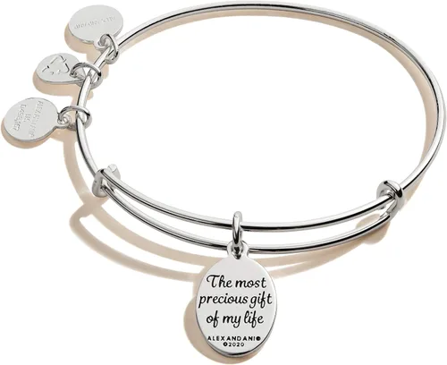Miniatura 2 de Alex and Ani - Pulsera expandible de alambre para mujer, con dije significativo, colección Because I Love You, de 2 a 3.5 pulgadas