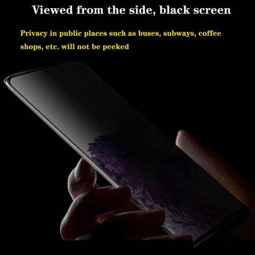 Miniatura 5 de Paquete de 2 protectores de pantalla de privacidad compatibles con Galaxy Z Fold 3, antiespías, 1 protector de pantalla exterior + 1 protector