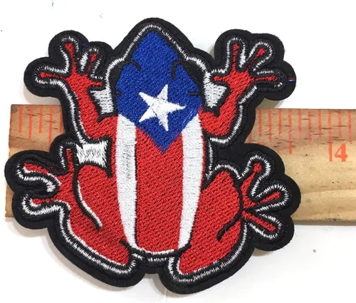 Miniatura 7 de Parche para planchar con bandera de Puerto Rico Boricua Puerto Rico PR Quality Design Accesorio Ropa Jeans Mochilas Camisa, Sombreros Chaquetas