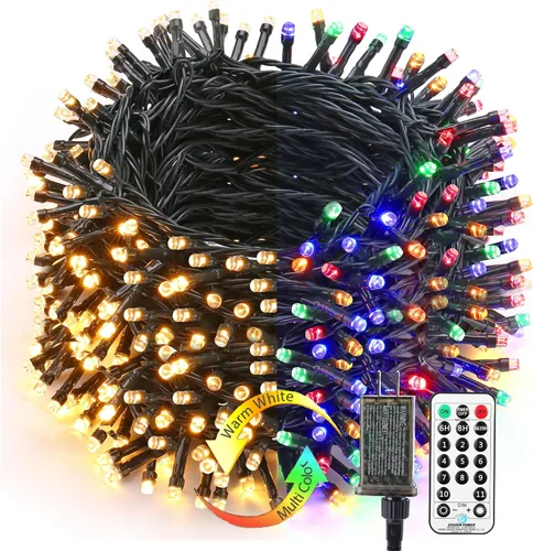 Miniatura 14 de Brizled Luces de Navidad inteligentes, 66 pies, 200 luces LED que cambian de color, aplicación y control de voz, luces de árbol de Navidad Blanco