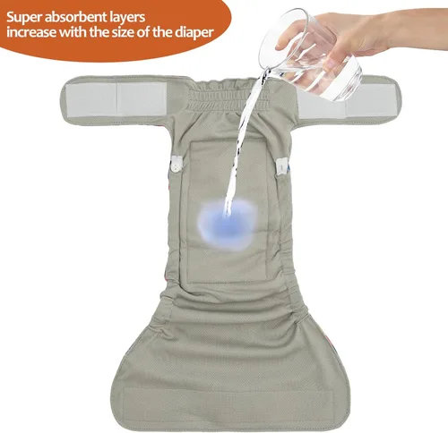 Miniatura 5 de CuteBone WWD28XS - Pañales lavables para perras, sin agujero para la cola, reutilizables, pantalones de entrenamiento para perritos, con cola