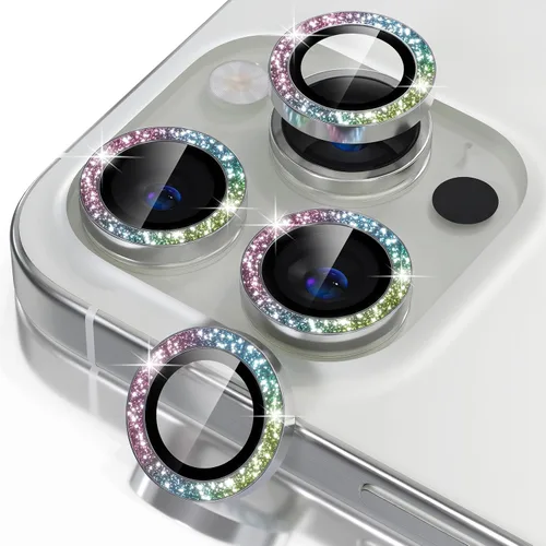Miniatura 63 de Misea Compatible con iPhone 17 Pro/iPhone 17 Pro Max Protector de Lente de Cámara Brillante, Vidrio Templado 9H Cubierta de Cámara Protector