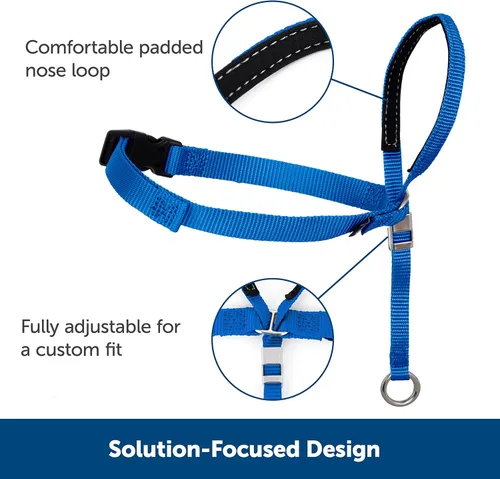Miniatura 3 de PetSafe Gentle Leader - Collar de perro sin tirones, rosa frambuesa y correa de nailon para perro, resistente, duradera, estilo tradicional