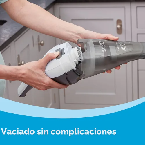 Miniatura 7 de Black + Decker Dustbuster – Aspiradora de mano sin cable, portátil, recargable para coche, montaje en pared, succión fuerte QuickClean (HNVC215B10)
