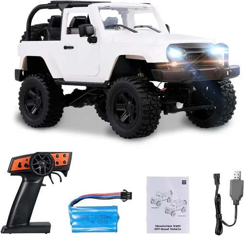 Miniatura 12 de GoolRC F2 1/14 escala 2.4GHz auto a control remoto, 4WD 18.6mph velocidad alta de carreras, todo terrenos fuera de carretera RC vehículo monstruo