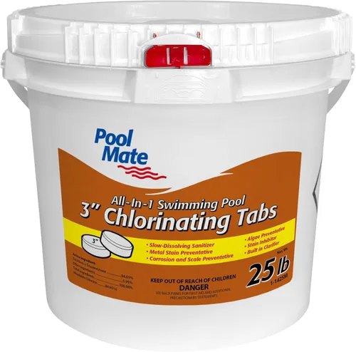 Miniatura 10 de Pool Mate cloro en tabletas para alberca todo en 1, 3 pulgadas