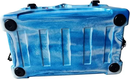 Miniatura 5 de BKC Enfriador aislado rotomoldeado de 20L/45L, enfriador de hielo de 3 días, hielera ideal para pesca, canotaje, barbacoa, camping, pincnic y otras
