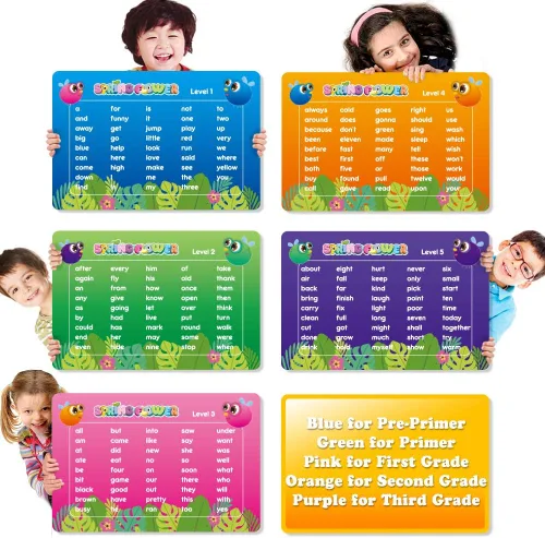Miniatura 2 de SpringFlower Juego de palabras a la vista, juguete educativo para niños de 3, 4, 5, 6 años, niños y niñas, educación en casa, aprendizaje visual
