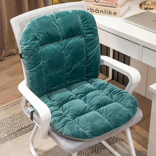 Miniatura 10 de Cojín para Silla de Escritorio Antideslizante Cojín de Asiento Mecedora Almohadilla para Silla de Oficina Cojín de Asiento de Dormitorio con Soporte