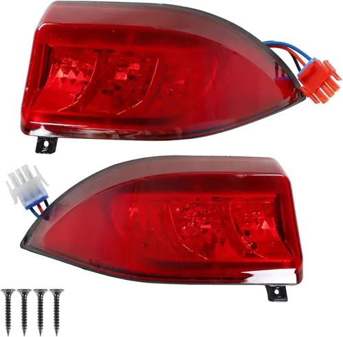 waltyotur Luz trasera de carrito de golf de 12 V, 3 cables, 102528901, 102529001, repuesto para Club Car Precedent 2004 en adelante