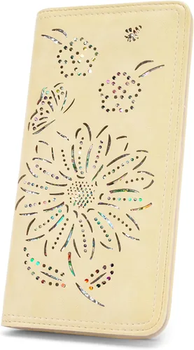 Miniatura 9 de Cartera con Bloqueo RFID para Mujeres Segura Delgada Bifold Cartera para Mujeres Ultra Delgada Billetera para Damas Bifold, 02-púrpura, Moda