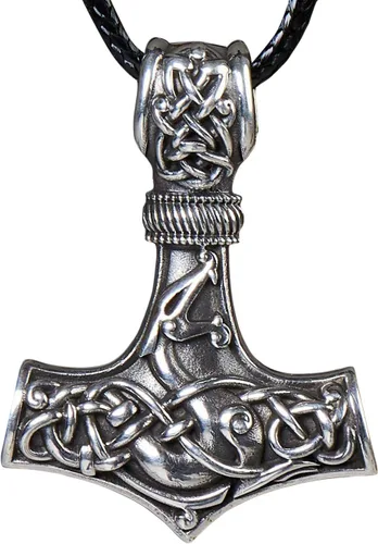 Miniatura 16 de Baldur Jewelry - Collar con Colgante de Martillo de Thor Mjölnir - Joyería Vikinga Nórdica de Thor - Collar de Thor - Regalos de Thor para Hombres