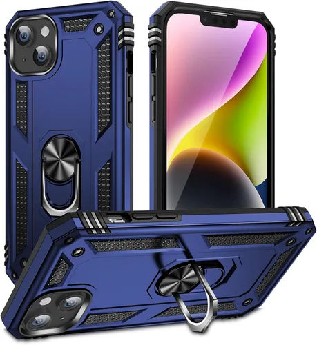 Miniatura 19 de Korecase Funda para iPhone 8, protección de cámara, armadura militar, doble capa, soporte compatible con iPhone 6 6s y iPhone 7 8, color negro