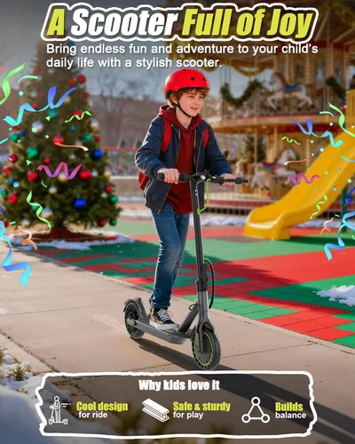 Miniatura 8 de MAXSHOT Electric Scooter Adults & Big Kids, Top Speed 9/16/19MPH, 10/12/16/19Miles Range, 6.5"/8.5" Tires Folding Escooter, APP Control Negro