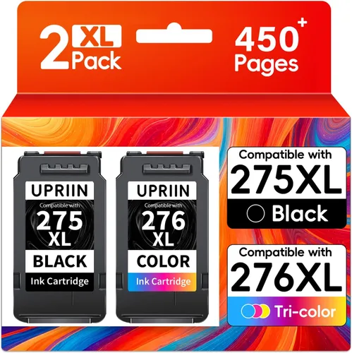 Cartuchos de tinta 275XL 276XL PG-275XL CL-276XL de repuesto para cartuchos de tinta Canon 275 y 276 compatibles con TS3500 TS3520 TS3522 TS3700
