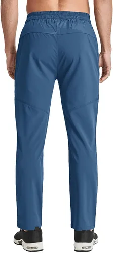 Miniatura 4 de TACVASEN Pantalones de senderismo ligeros para hombre, de secado rápido, con cordón, bolsillos con cremallera