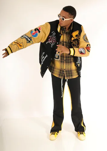 Miniatura 4 de SCREENSHOT VARSITY JACKET 3202 - Chaqueta de moda pesada acolchada para hombre, estilo urbano