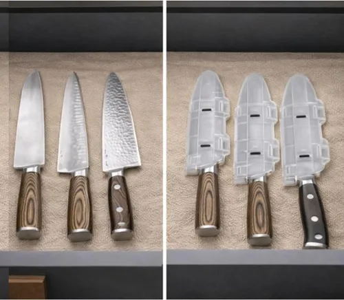 Miniatura 5 de Blade Guard - Protector de hoja de cuchillo de 10 pulgadas, fabricado en Estados Unidos, almacenamiento y transporte seguros para cuchillos