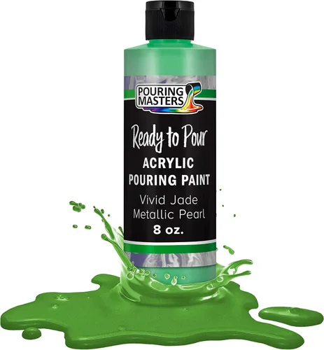 Miniatura 40 de Pouring Masters Royal Blue Metallic Pearl - Pintura acrílica para verter lista para verter – Pintura acrílica líquida premezclada de 32 onzas
