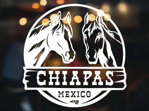 Miniatura 15 de Adhesivo de Veracruz México para Trocas De Rancho Calcomania para Autos México, calcomanías para camiones Diseño Ranchero con Caballos Personalizada