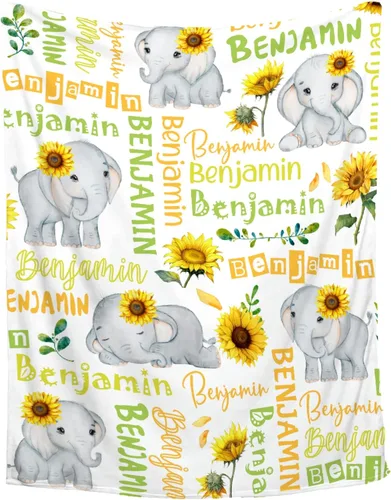 Miniatura 21 de Manta de bebé personalizada de Sandilya para niñas y niños, mariposas, manta de bebé personalizada con nombre, manta envolvente para niños pequeños