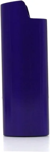 Miniatura 4 de Fundas de metal para encendedores, funda para BIC tamaño completo, encendedor J6, color básico mate, regalo de bricolaje (morado)