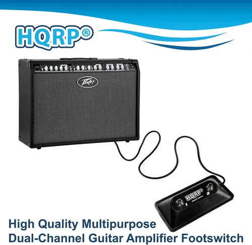 Miniatura 3 de HQRP Pedal de guitarra multiusos de 2 botones compatible con Peavey 03022910 03008010 03330850 Reemplazo compatible con TransTube Bandit DeltaBlues