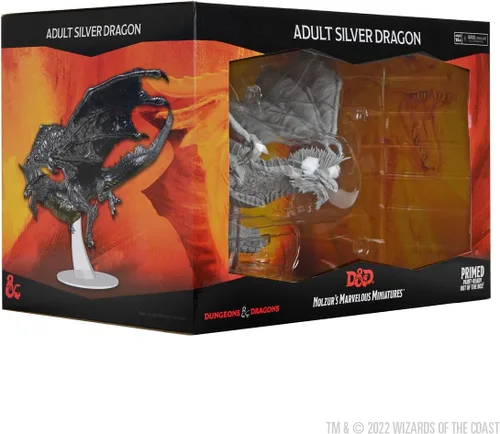 Miniatura 3 de Las maravillosas miniaturas de D&D Nolzur: Dragón plateado adulto