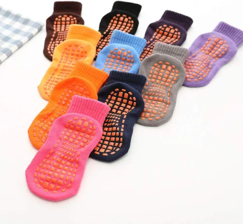 Miniatura 7 de ESA Supplies Calcetines antideslizantes para niños, 4 pares