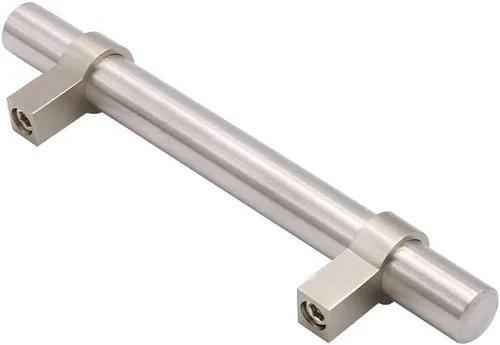 Miniatura 4 de Homdiy - Manijas de níquel cepillado HDT16SN para alacena de cocina, manijas y pomos para cajón, manijas cuadradas para alacena y cajones