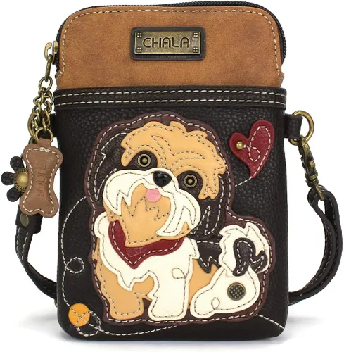 CHALA Bolso cruzado para teléfono celular, bolso de lona multicolor para mujer, con correa ajustable, Varios colores, Moderno