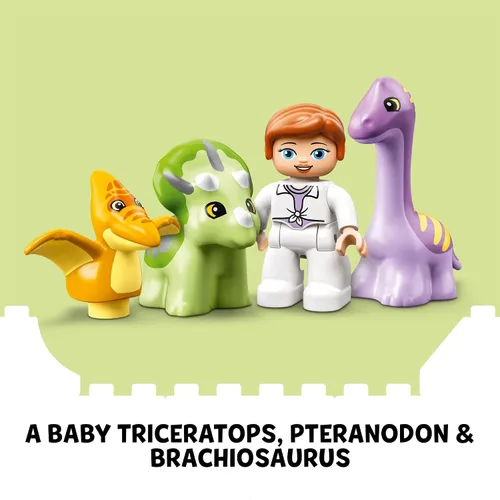 Miniatura 6 de LEGO DUPLO Jurassic World 10938 - Juguete de aprendizaje de dinosaurios para niños pequeños, juego de ladrillos grandes, gran regalo de animales