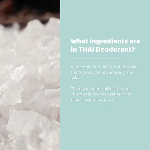 Miniatura 7 de Thai Deodorant Stone Piedra de cristal en cesta