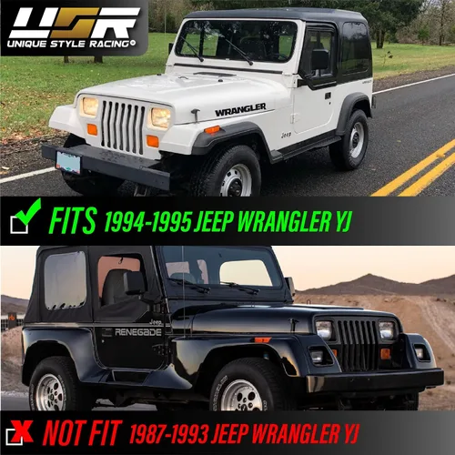Miniatura 2 de USR DEPO 94-95 YJ - Luces de señalización laterales COMBO ahumadas para parachoques delantero + juego de luces de marcador lateral de 94-95 YJ SMOKE